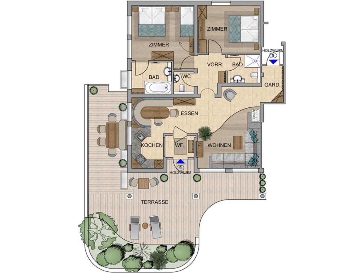 Appartements Schedererhaus Going am Wilden Kaiser Buitenkant foto
